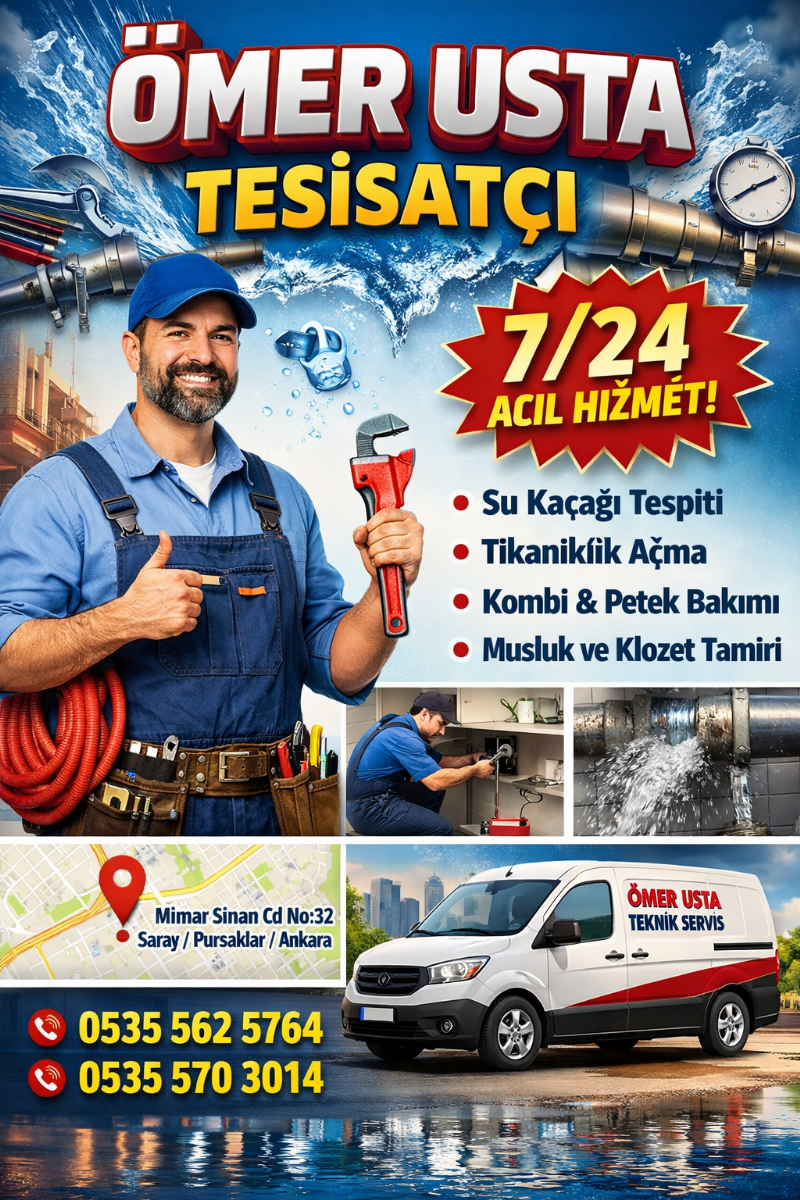 saray pursaklar tesisatçı